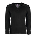 TW Kempton York Woolly Pully Vee Neck Sweater with Patches